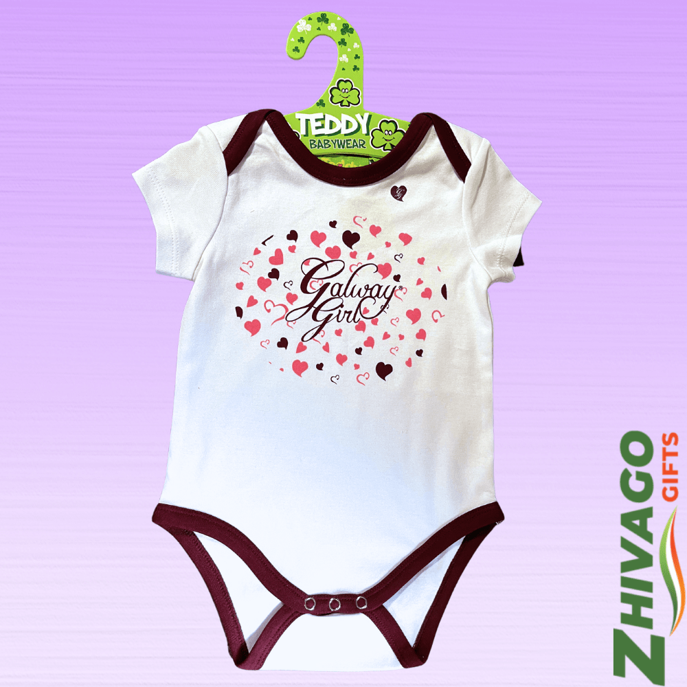 Zip up babygrow online girl