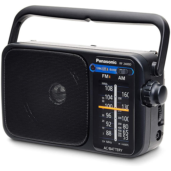 Portable 2 Band AM/FM Radio - Black – Zhivago Gifts