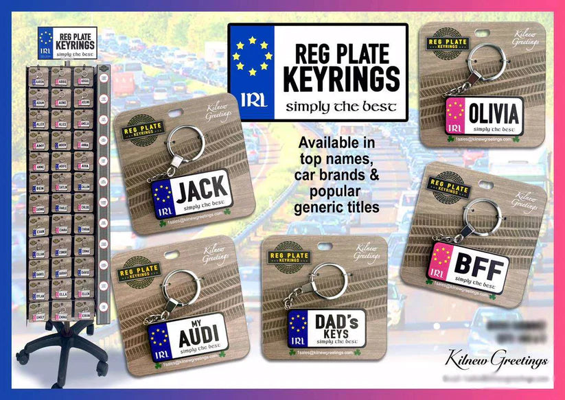 Fun Gift Idea: Car Reg Keyrings