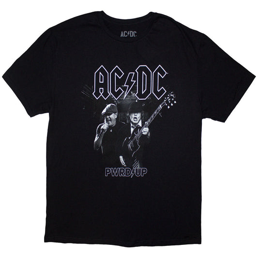 AC DC Shirt PWRD-UP B&W Photo (Ex-Tour)