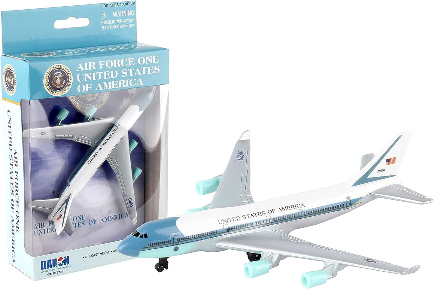 Air Force One Diecast Plane Model - Zhivago Gifts