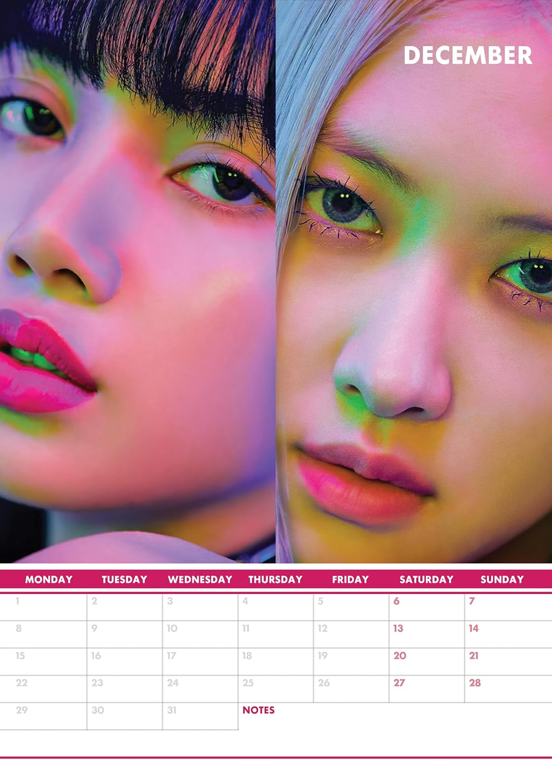 Calendrier Blackpink 2025