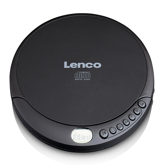 LENCO CD-010 Portable CD player with Charging Function | Black