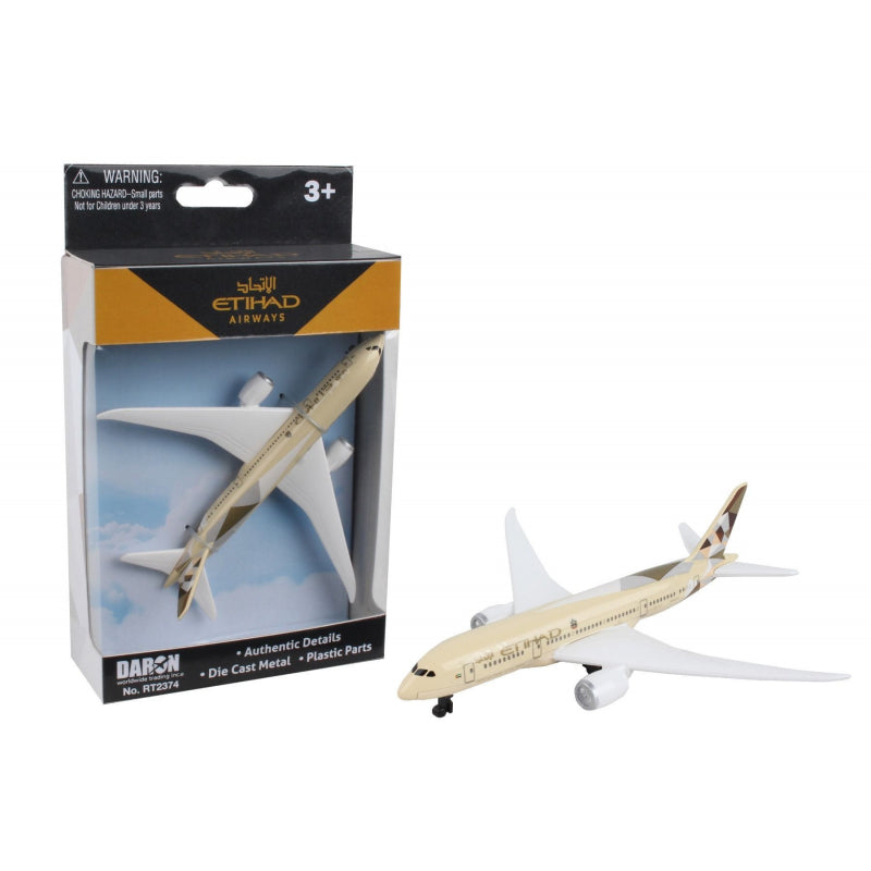 Etihad Plane Diecast Plane Model - Zhivago Gifts