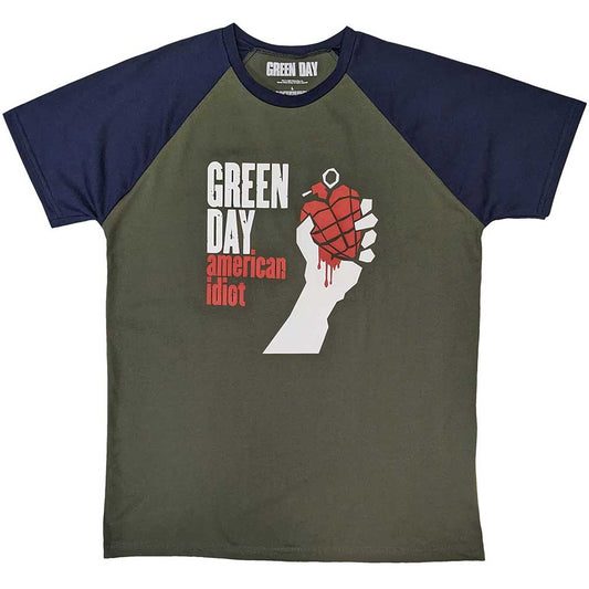 Green Day Raglan Shirt American Idiot