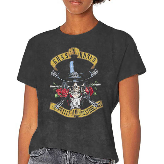 Guns N Roses Appetite Skull Shirt - Zhivago Gifts