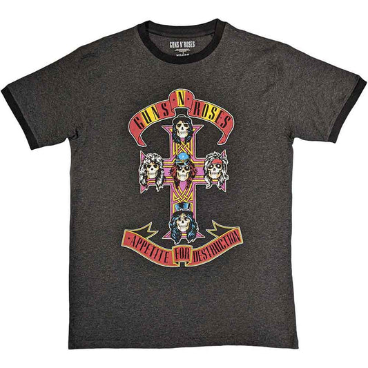 Guns N' Roses Ringer T-Shirt: Appetite for Destruction