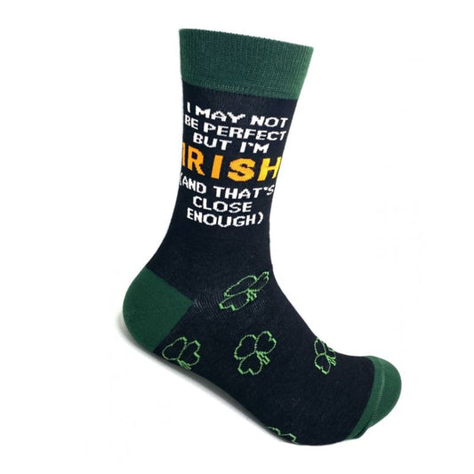 I May Not Be Perfect But I'm Irish Socks - Zhivago Gifts