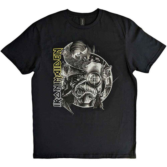 T-shirt Iron Maiden : The Future Past Tour '23 Gris