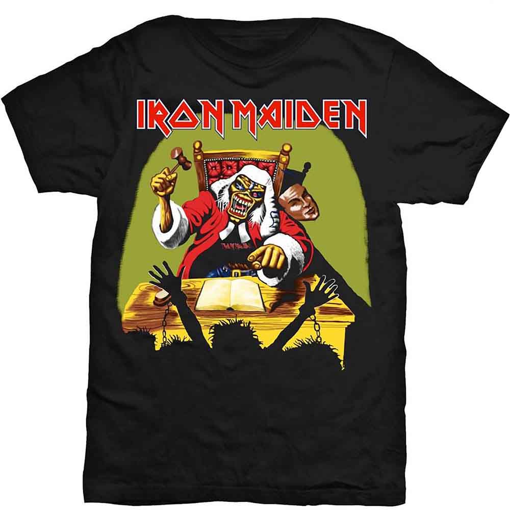 T-shirt Iron Maiden avec phrase pour sourds