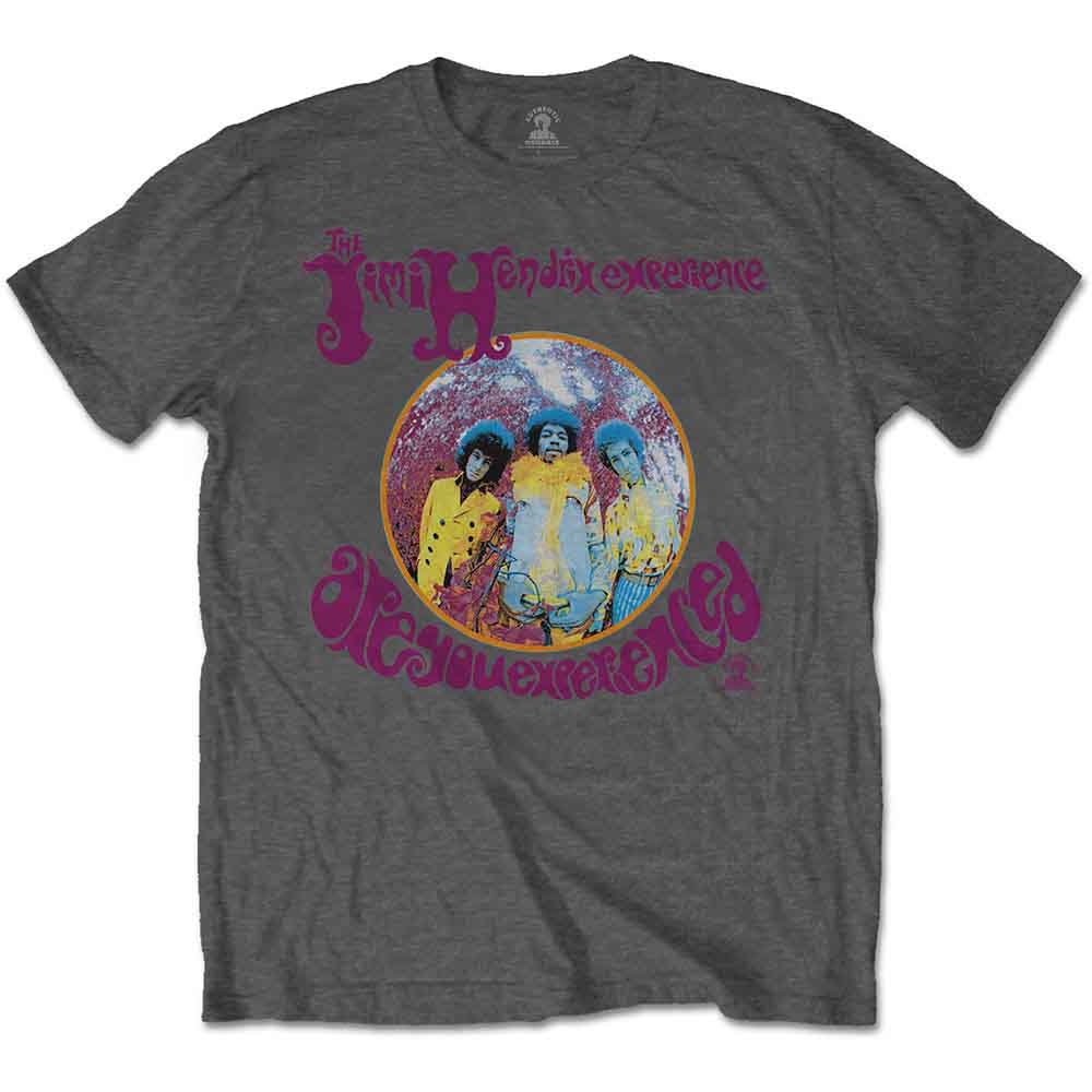 Jimi Hendrix Grey T-Shirt  Are You Experienced?