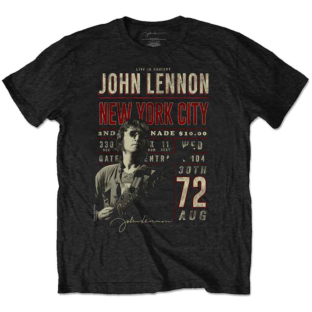 John Lennon T-Shirt New York City '72 (Eco-Friendly)