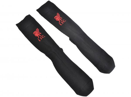 Liverpool Crest Logo Socks (Black with Red Crest)