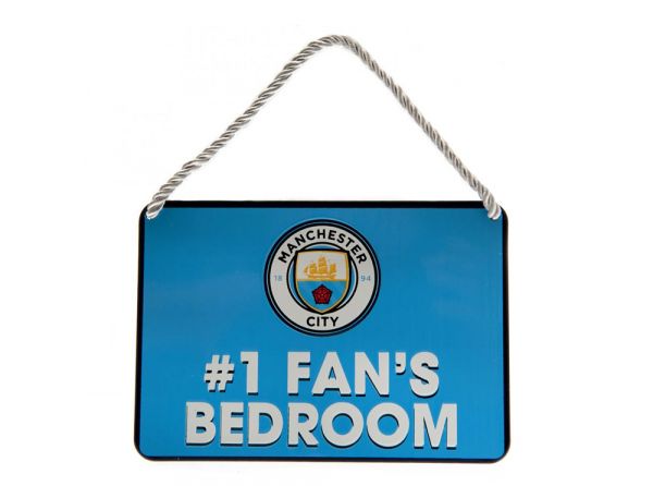 Man City No 1 Fan Bedroom Sign