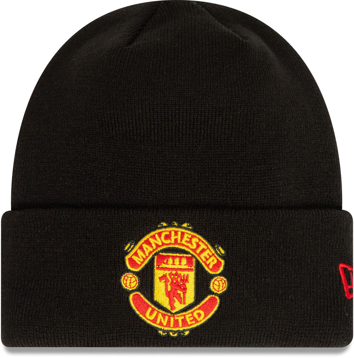 Man Utd New Era Turn Up Beanie (Black)