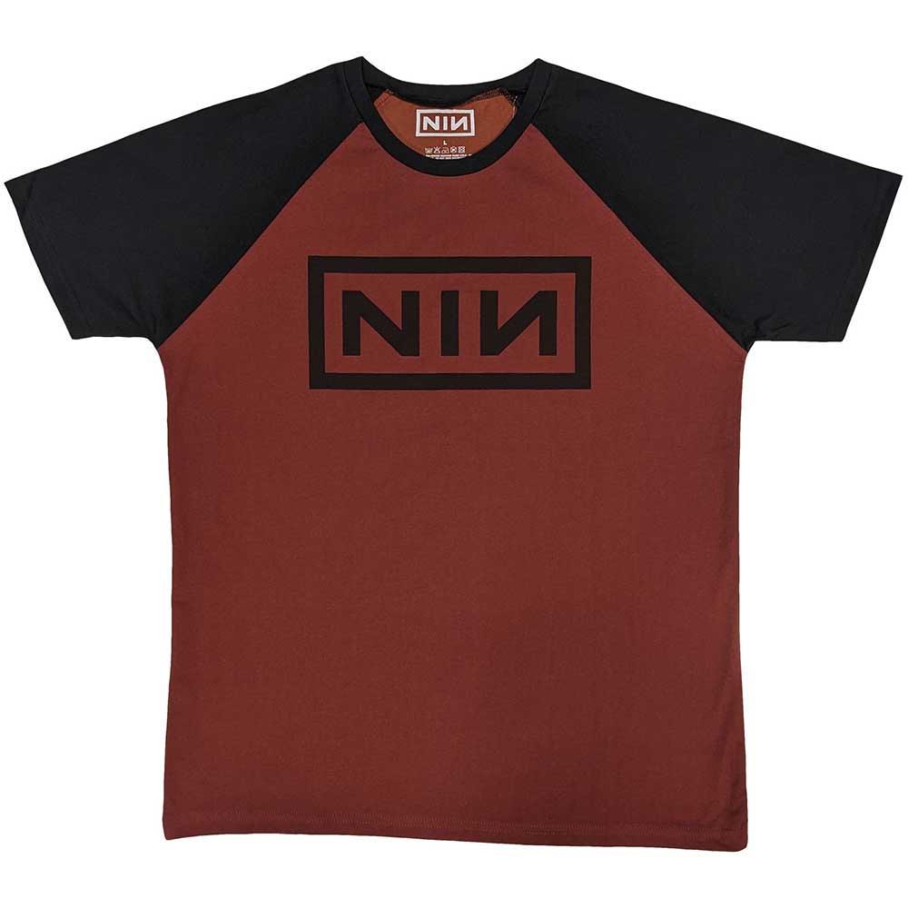 Nine Inch Nails Raglan T-Shirt Classic Logo