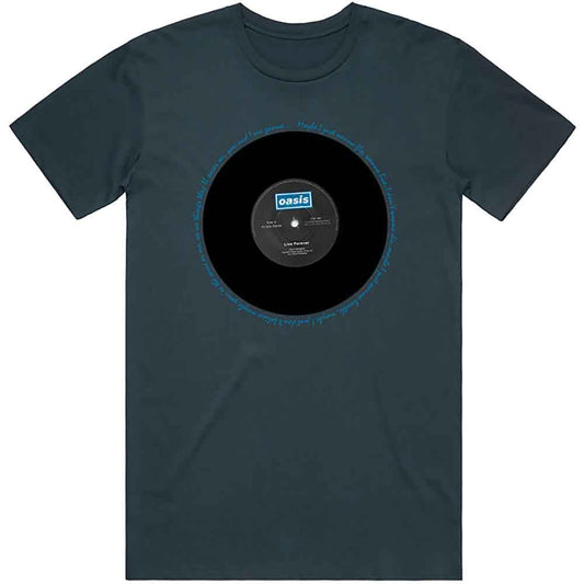 Oasis T-Shirt: Live Forever Single (DENIM)