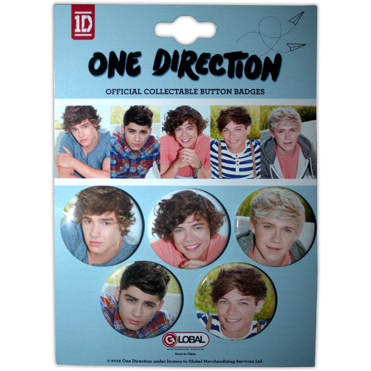 One Direction Button Badge Pack: Phase 2 