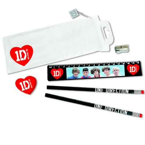 One Direction Stationery Set - Group Shot - Zhivago Gifts