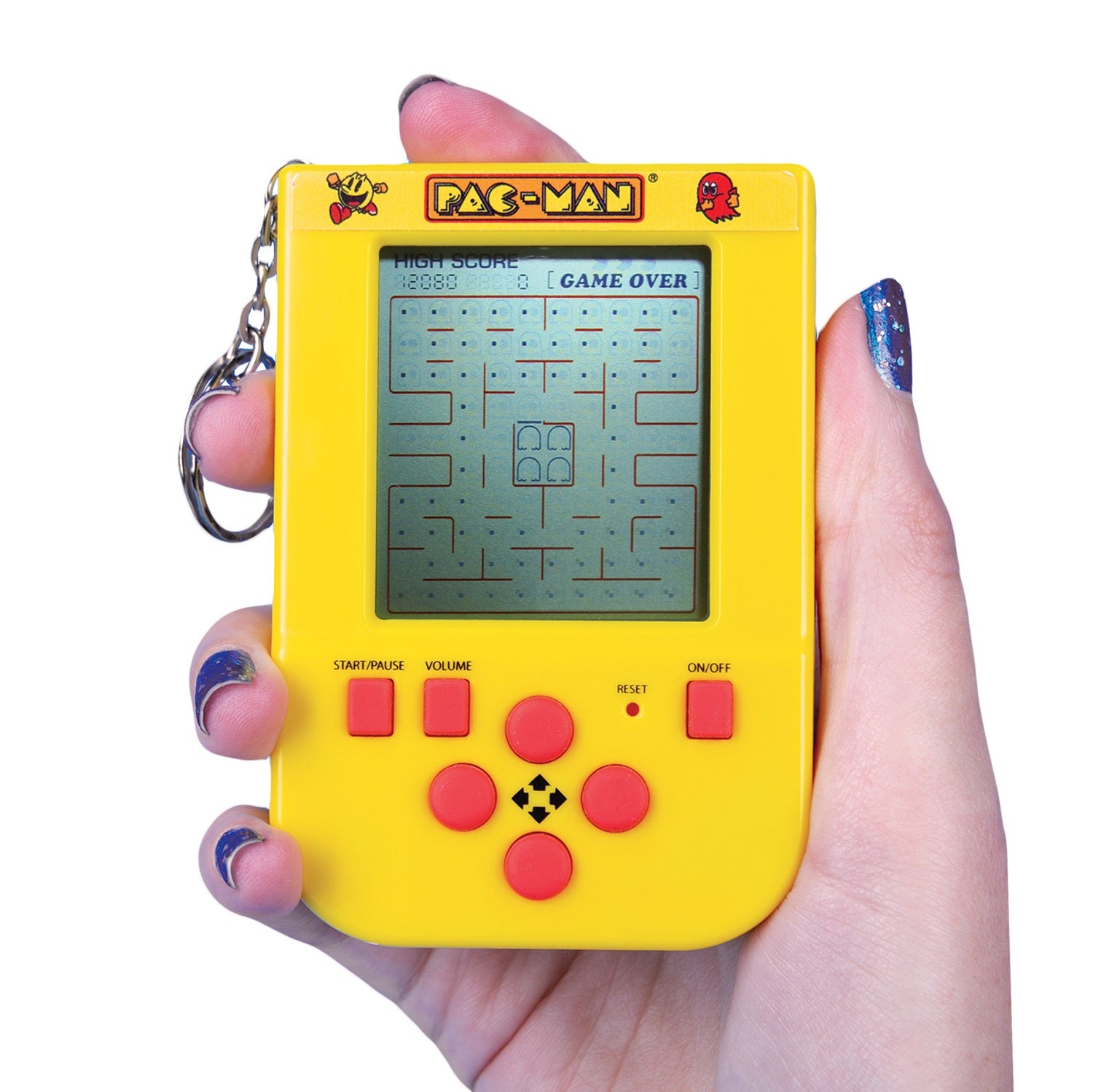 Pac-Man Arcade Game Keyring - Zhivago Gifts