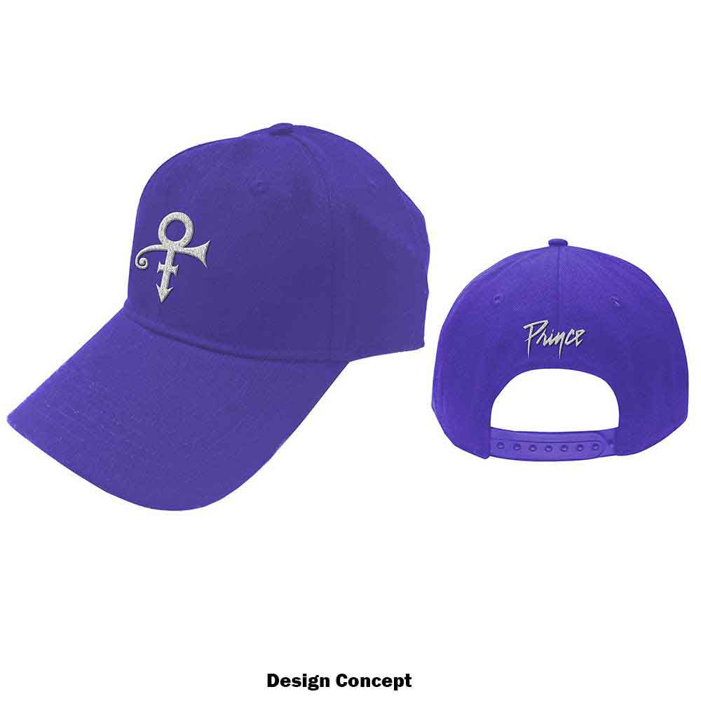 Prince Purple Baseball Cap: White Symbol