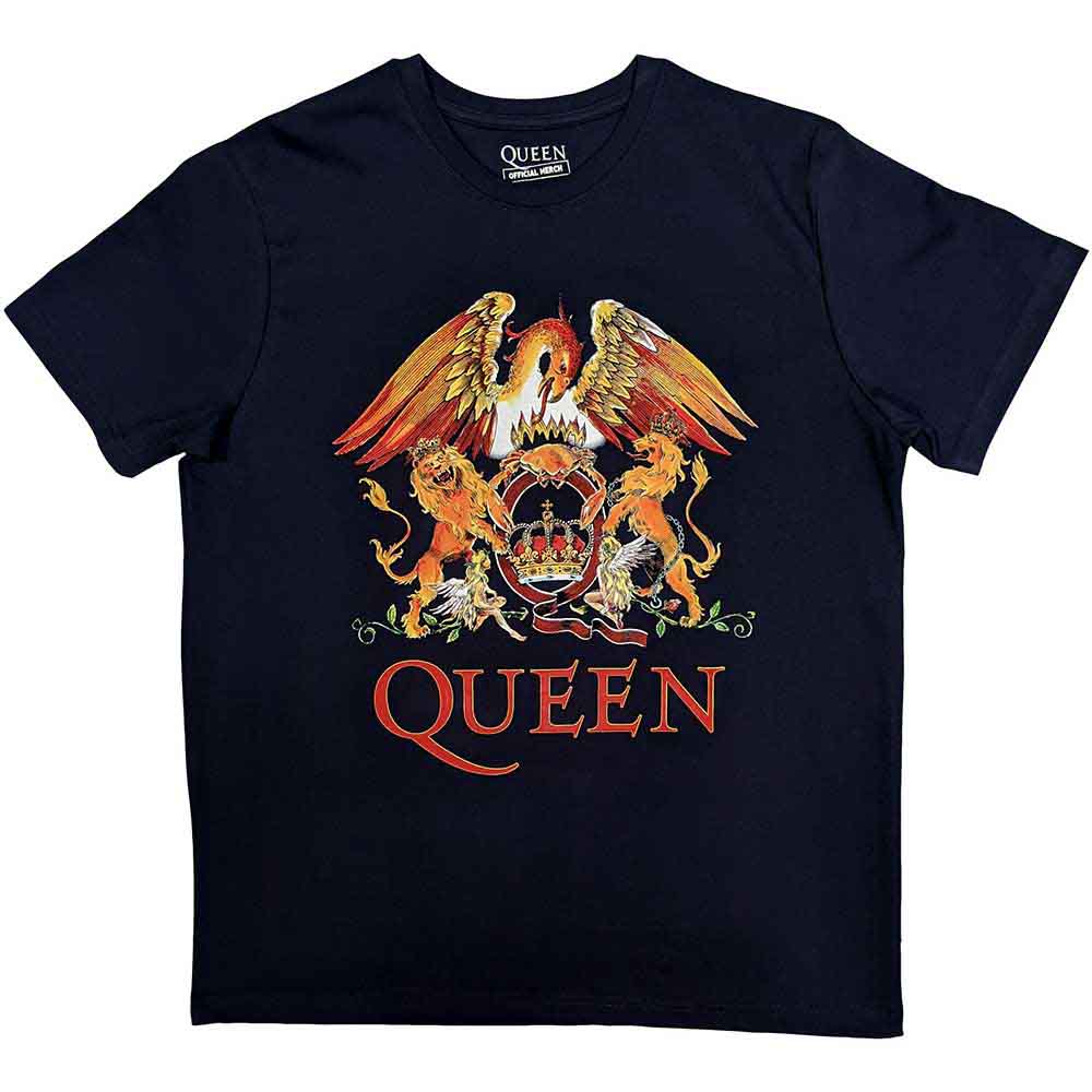 Queen T-Shirt Classic Crest - Zhivago Gifts