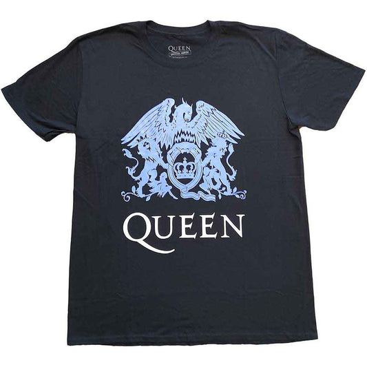 Queen T-Shirt Blue Crest