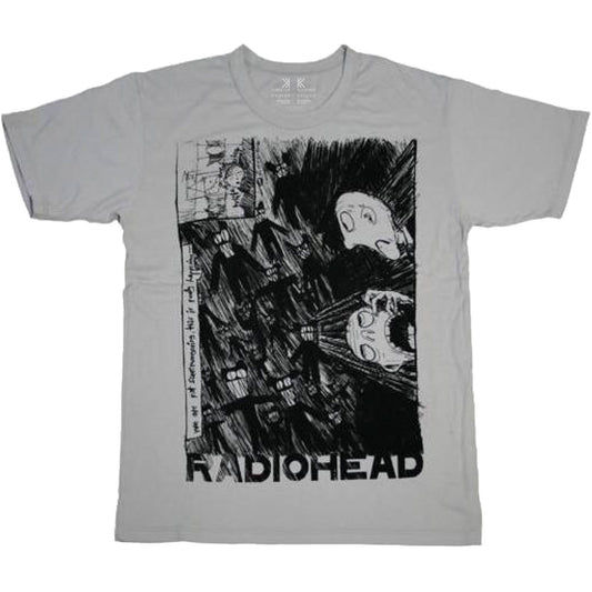 Radiohead Scribble Official Shirt - Zhivago Gifts