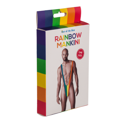 Rainbow Coloured Mankini