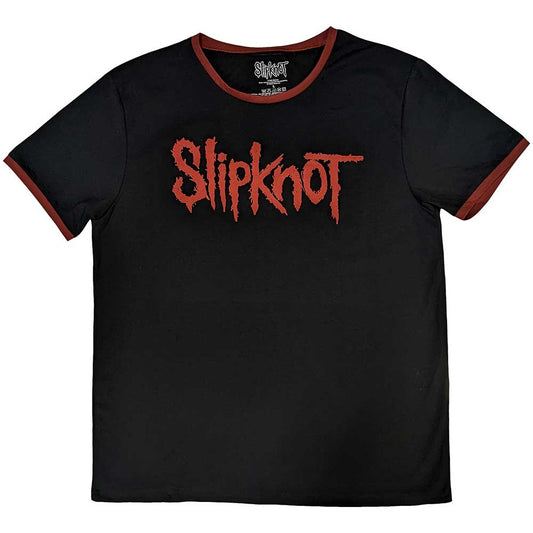 Slipknot Ringer T-Shirt Logo (Back Print)