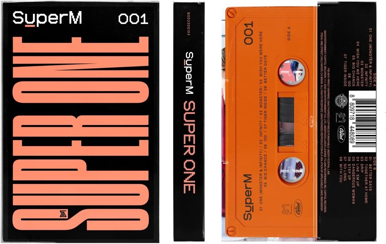 SuperM Super One Cassette - Zhivago Gifts