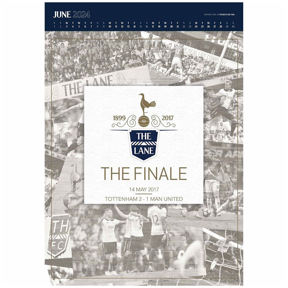 Tottenham Hotspur FC Deluxe Calendar 2024 - Zhivago Gifts