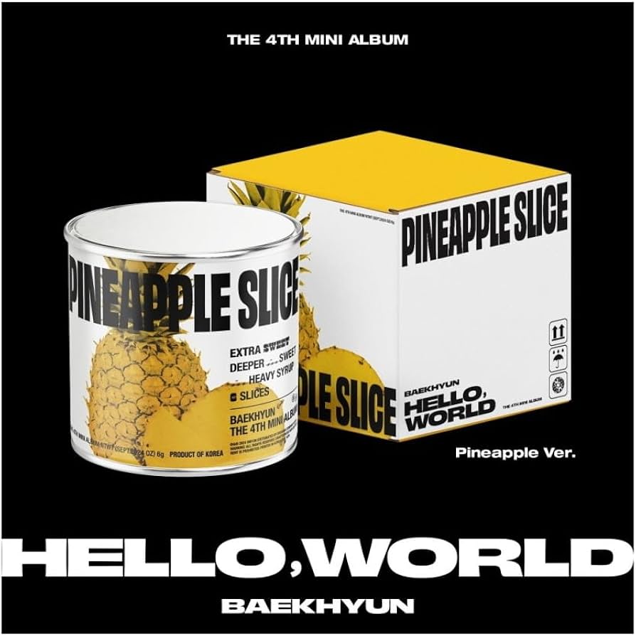 Baekhyun Hello, World 4ème mini album (version ananas)