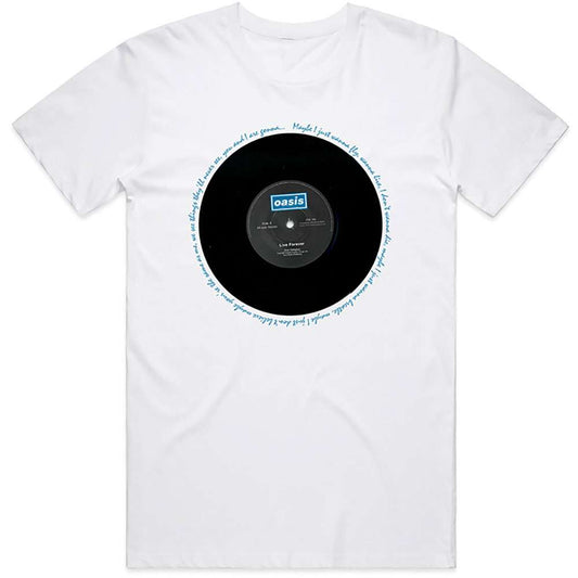 Oasis T-Shirt: Live Forever Single - Zhivago Gifts