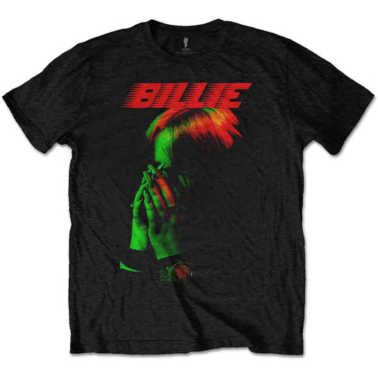 Billie Eilish T-Shirt: Hands Face - Zhivago Gifts