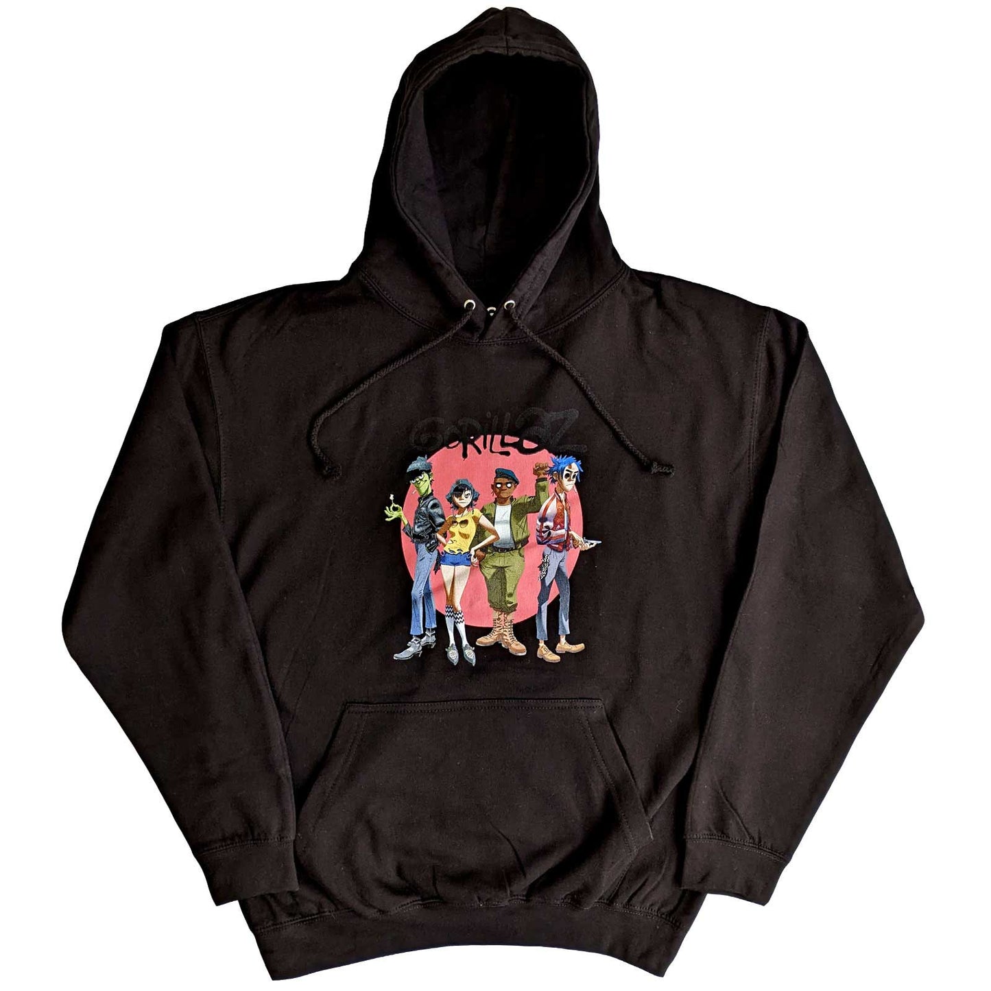 Gorillaz Pullover Hoodie Group Circle Rise - Zhivago Gifts