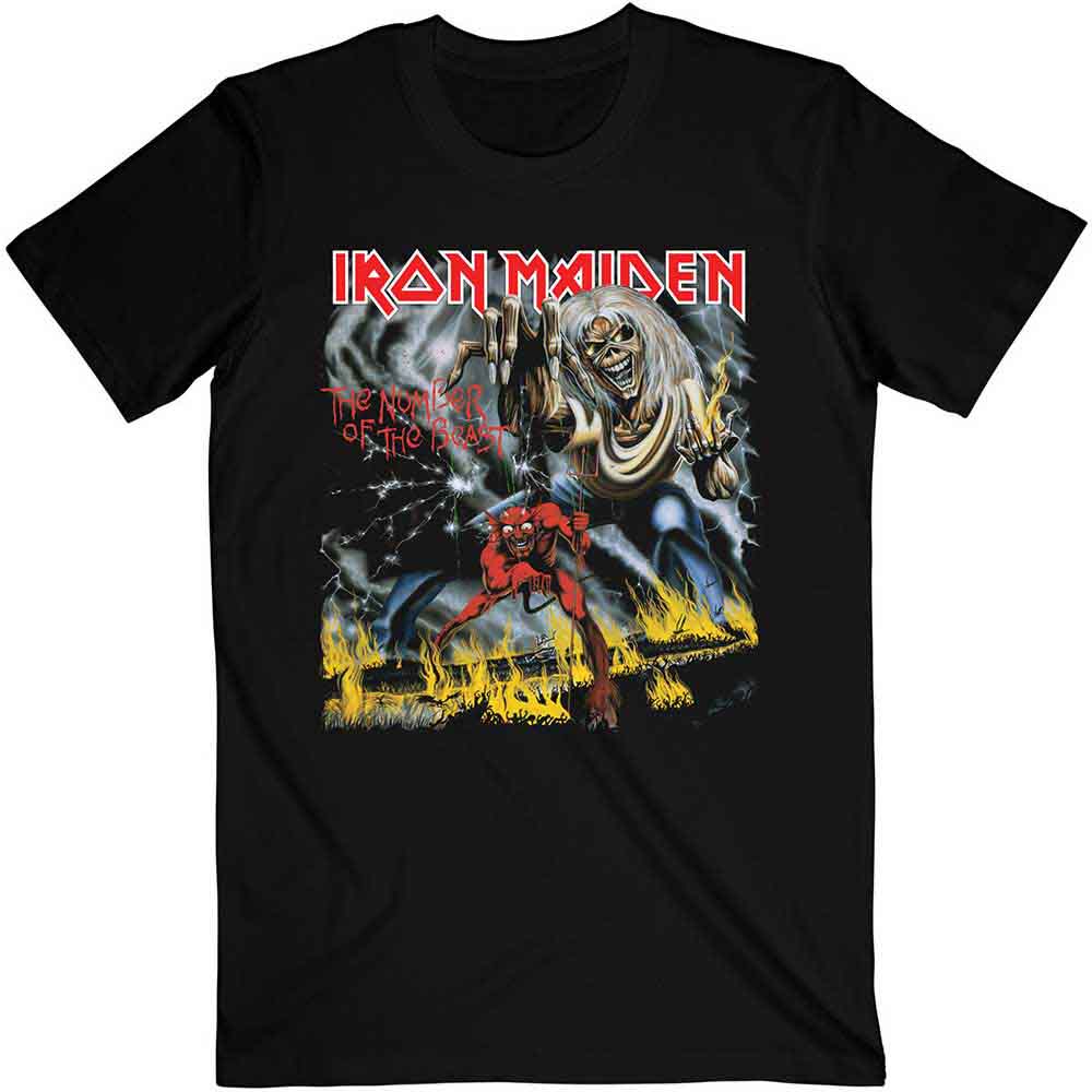 Iron Maiden T-Shirt Number Of The Beast - Zhivago Gifts