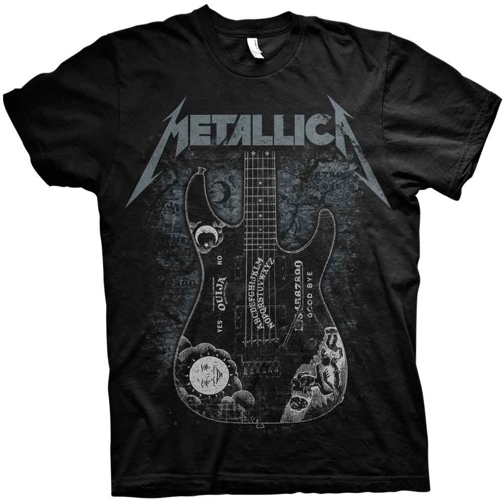 Metallica T-Shirt Hammett Ouija Guitar - Zhivago Gifts