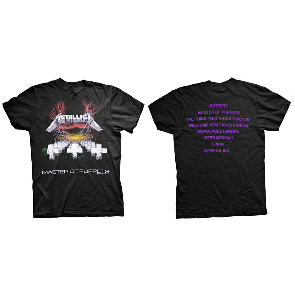 Metallica T-Shirt Master of Puppets (Back Print) - Zhivago Gifts