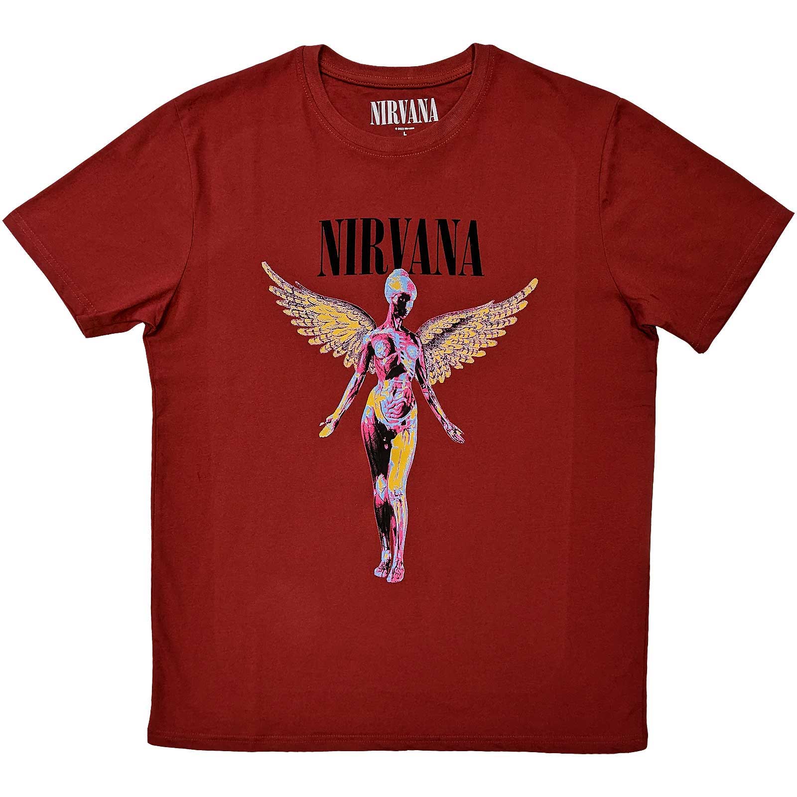 Nirvana In Utero Red T-Shirt - Zhivago Gifts