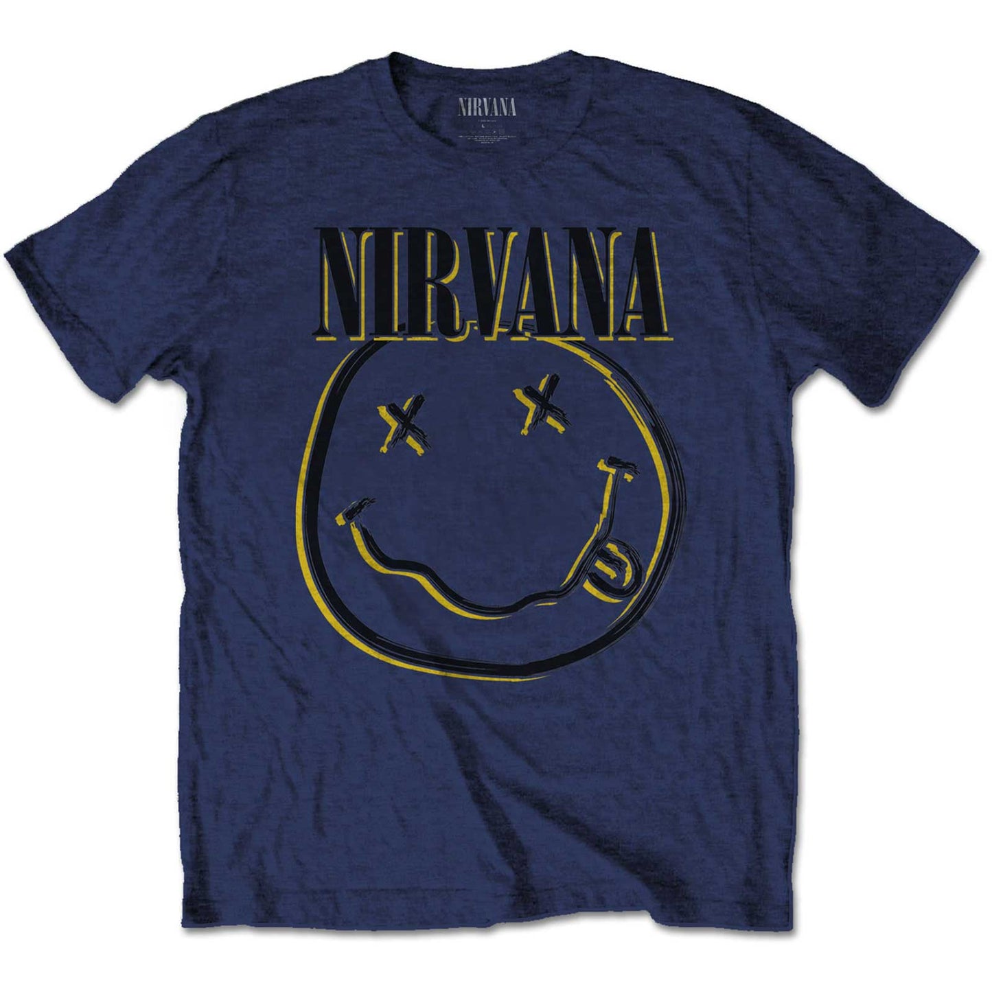 Nirvana Kids T-Shirt Inverse Happy Face - Zhivago Gifts