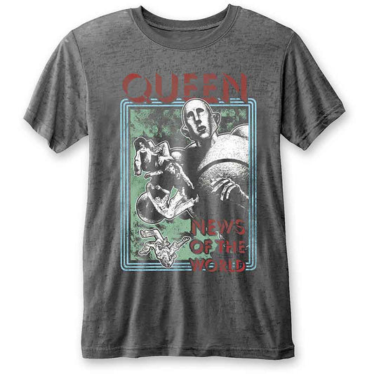 Queen T-Shirt: News of the World (Burnout) - Zhivago Gifts