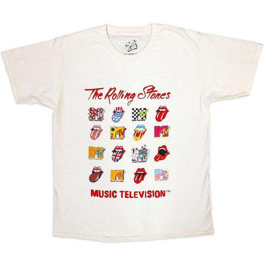 Rolling Stones MTV Logo Mashup T-Shirt - Zhivago Gifts