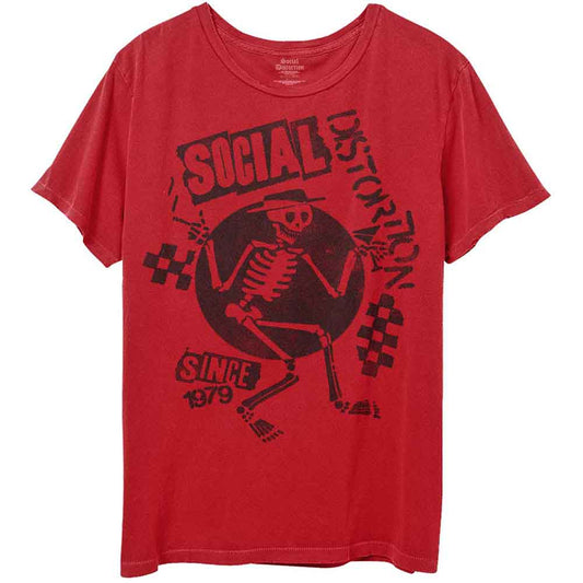 Social Distortion T-Shirt: Speakeasy Checkerboard - Zhivago Gifts