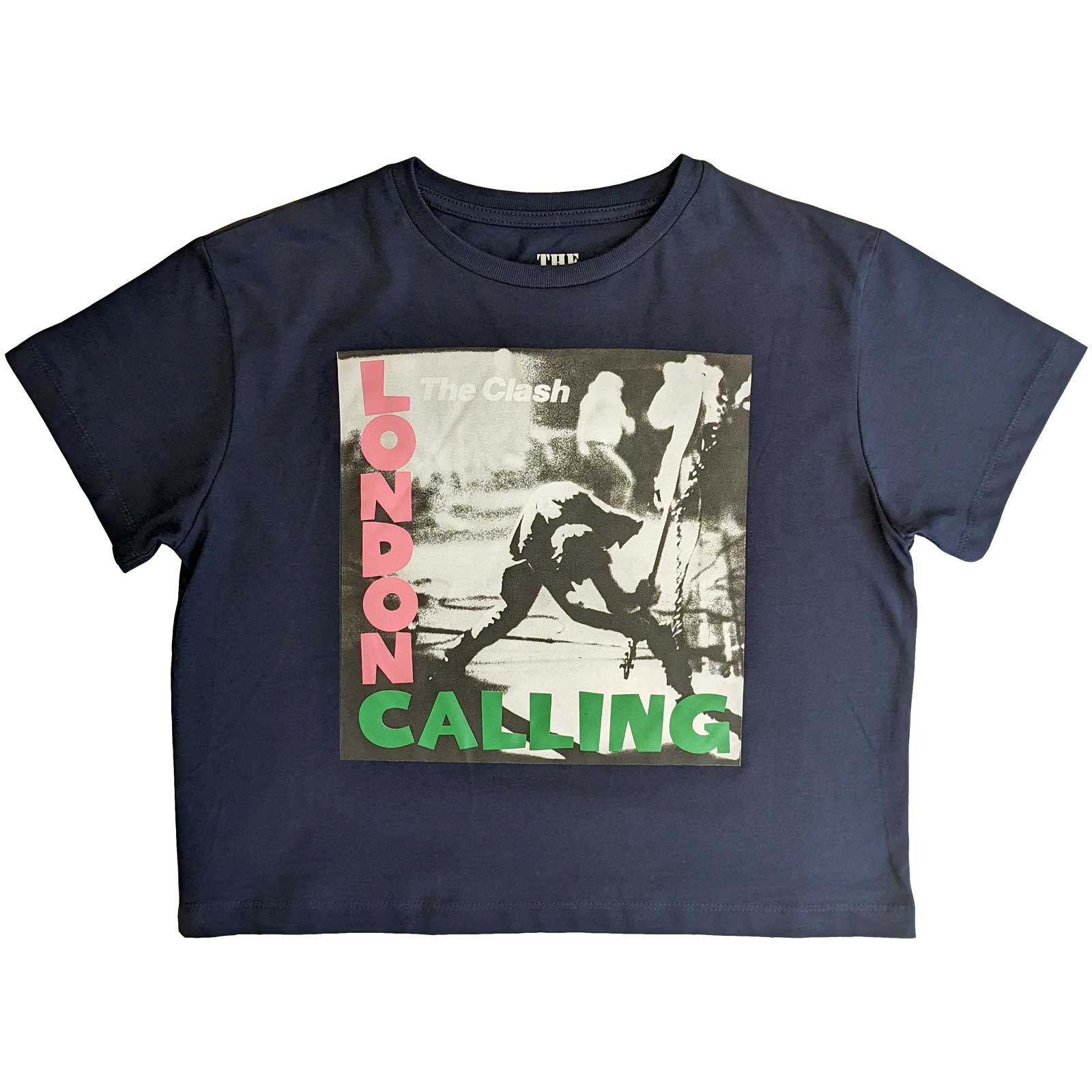 The Clash Ladies Crop Top London Calling - Zhivago Gifts