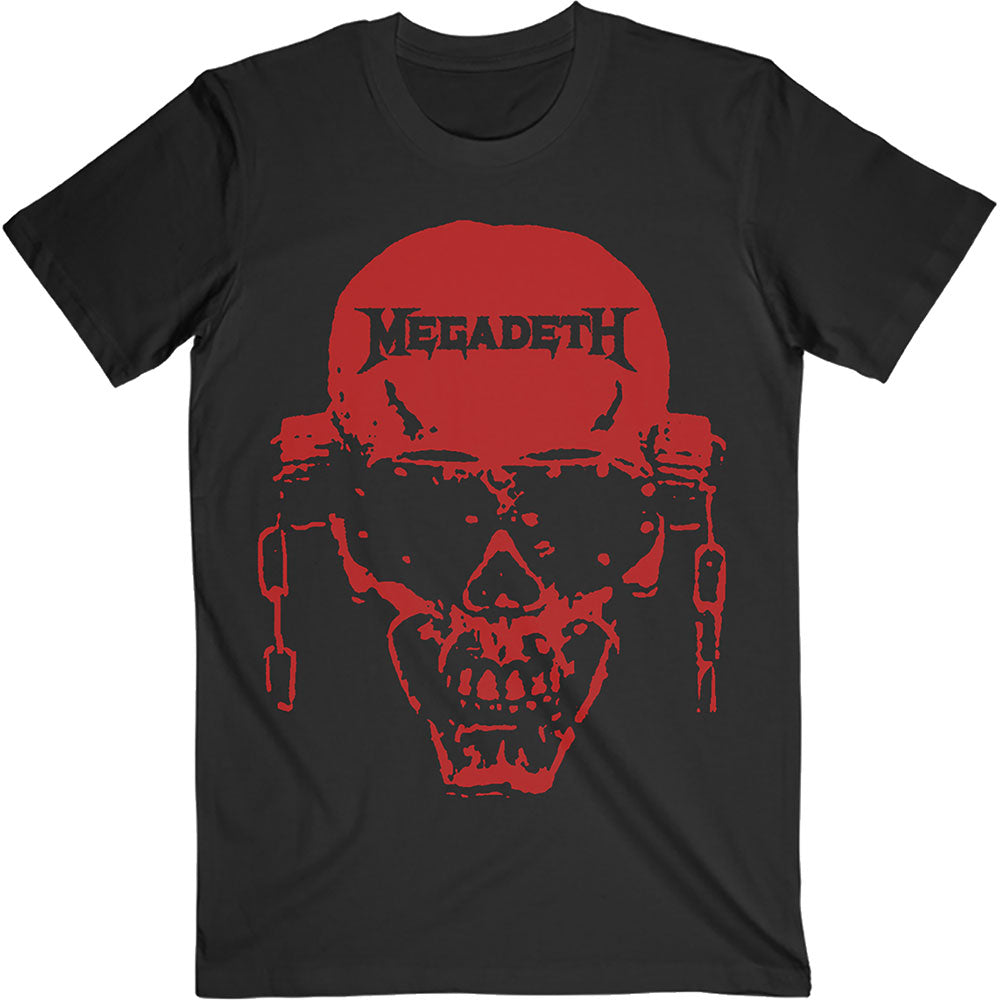 Megadeth Tee: Vic Hi-Contrast Red - Zhivago Gifts