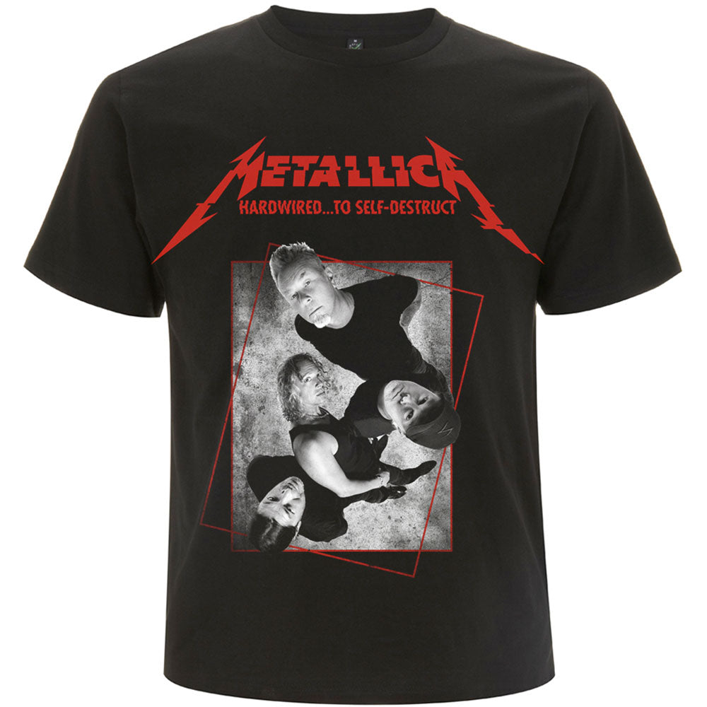 Metallica Tee: Hardwired Band Concrete - Zhivago Gifts
